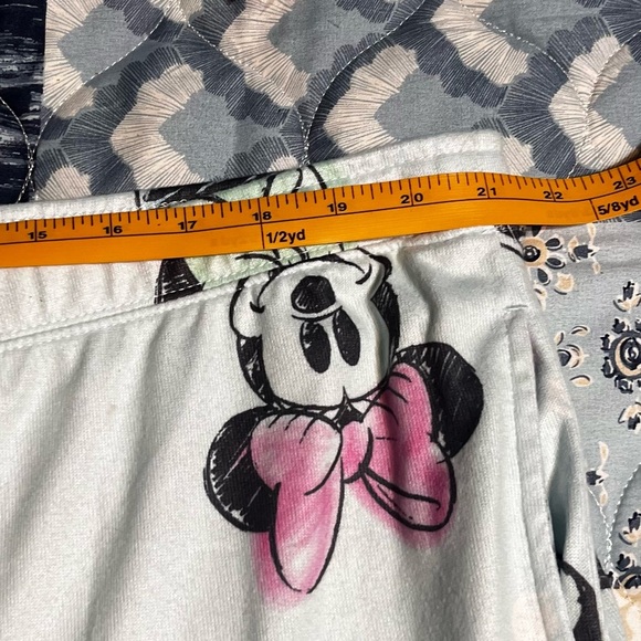 Disney Minnie Mouse Light Blue Minnie Print Pajama Lounge Pants 2X - Picture 4 of 8